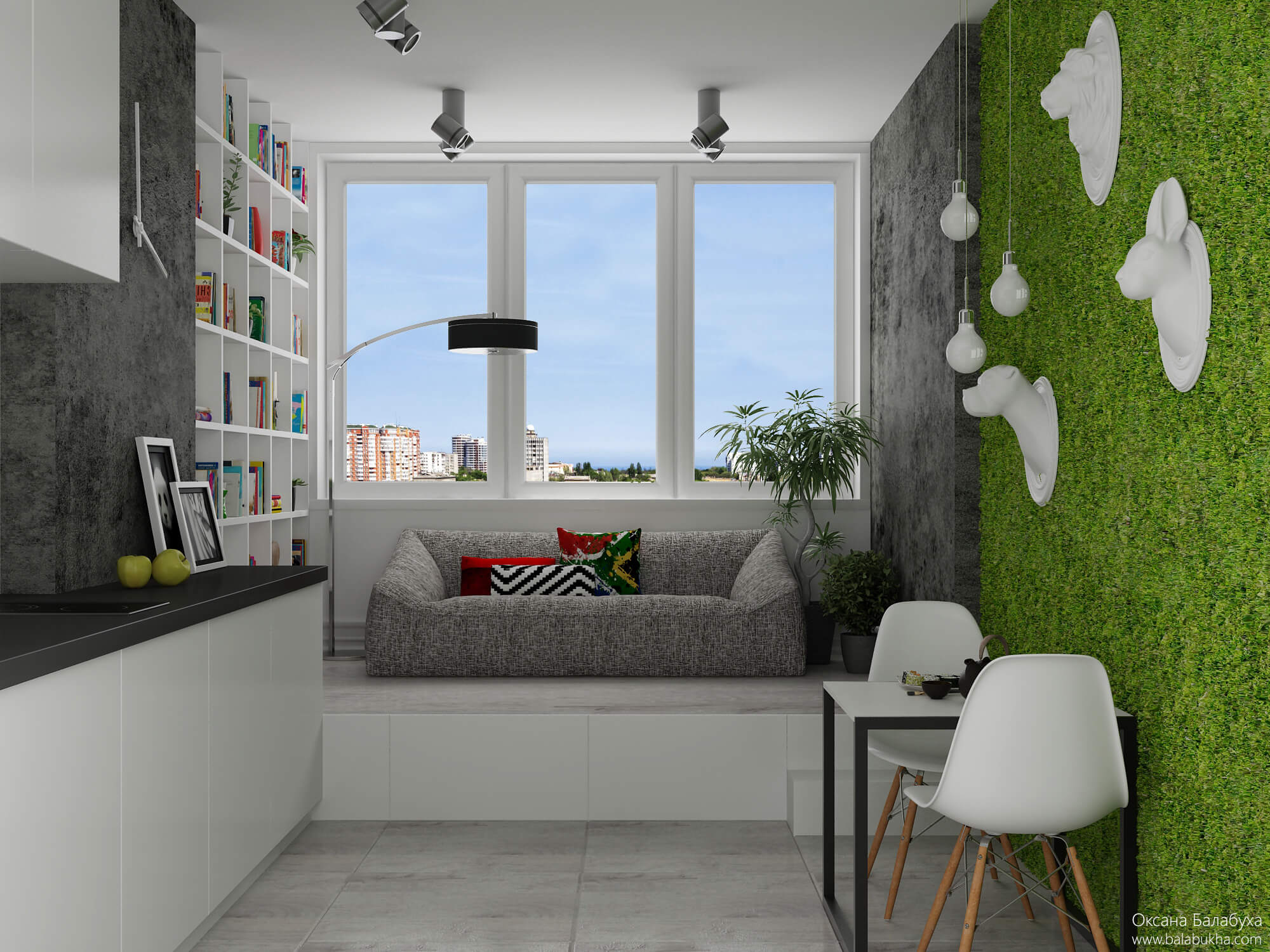 Дизайн однокімнатної квартири в ЖК LegoHouse